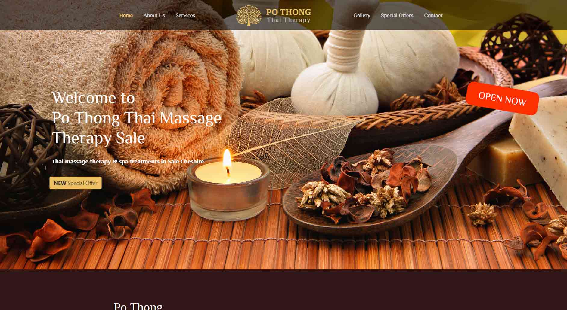 Po Thong Thai Therapy - by Cecil Web Designs