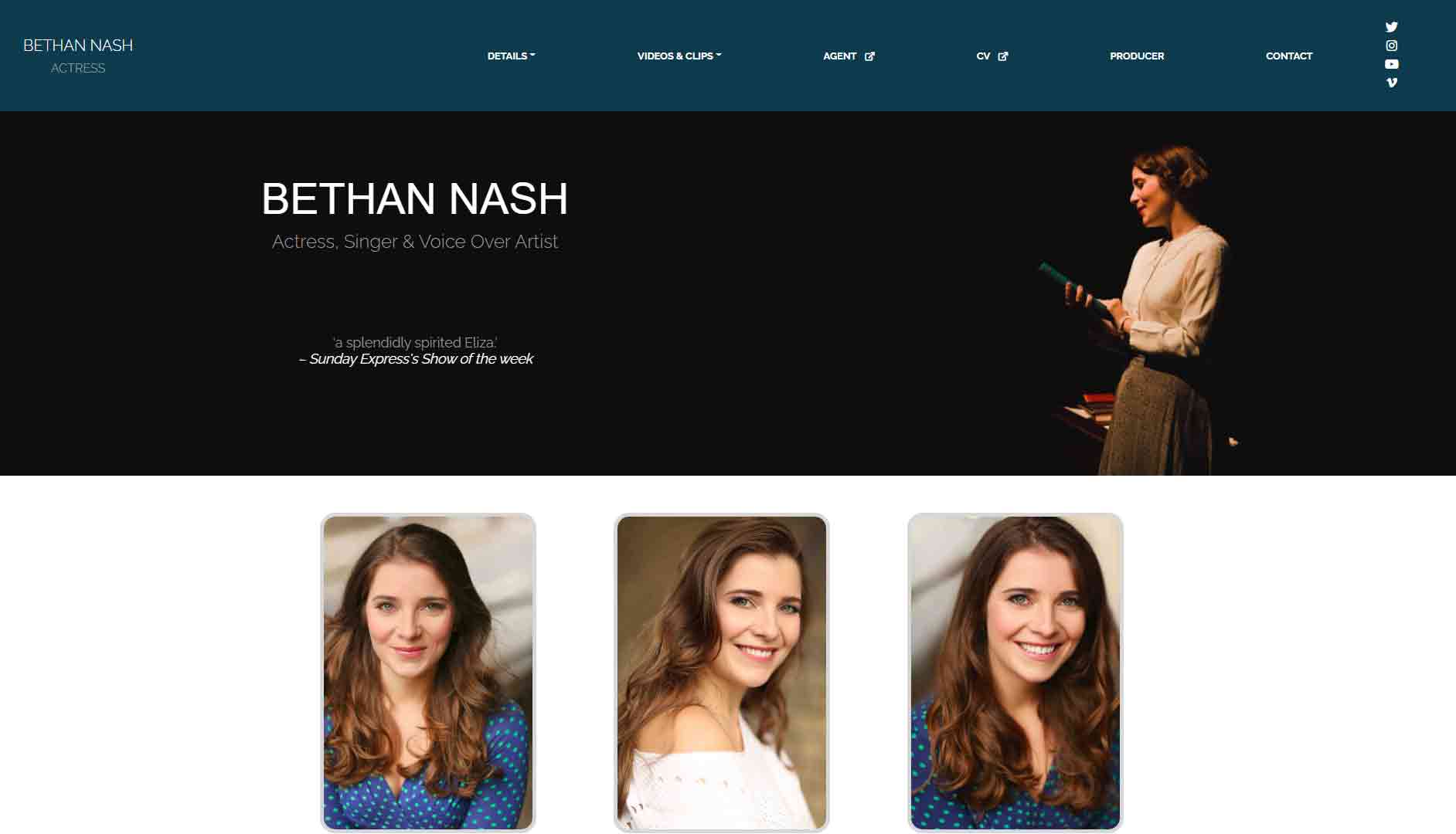 Bethan Nash - by Cecil Web Designs