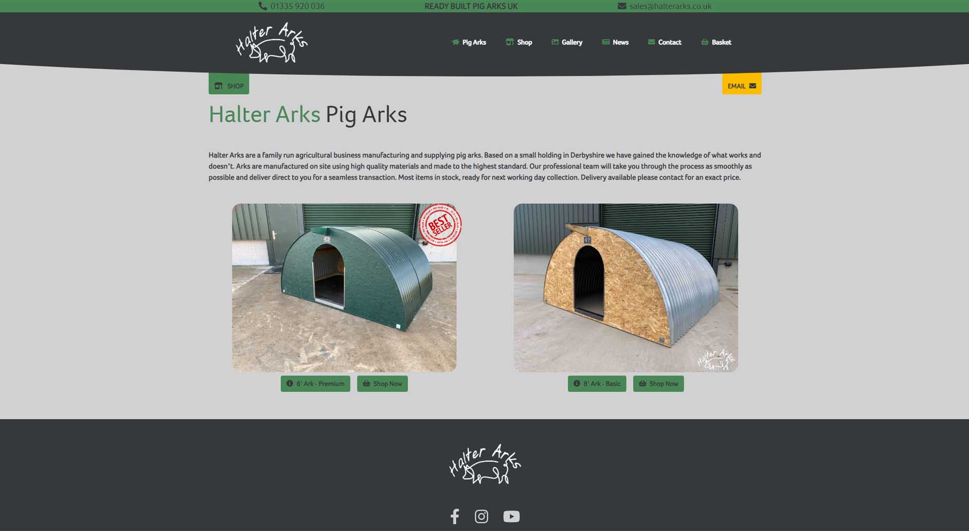 Halter Arks - by Cecil Web Designs