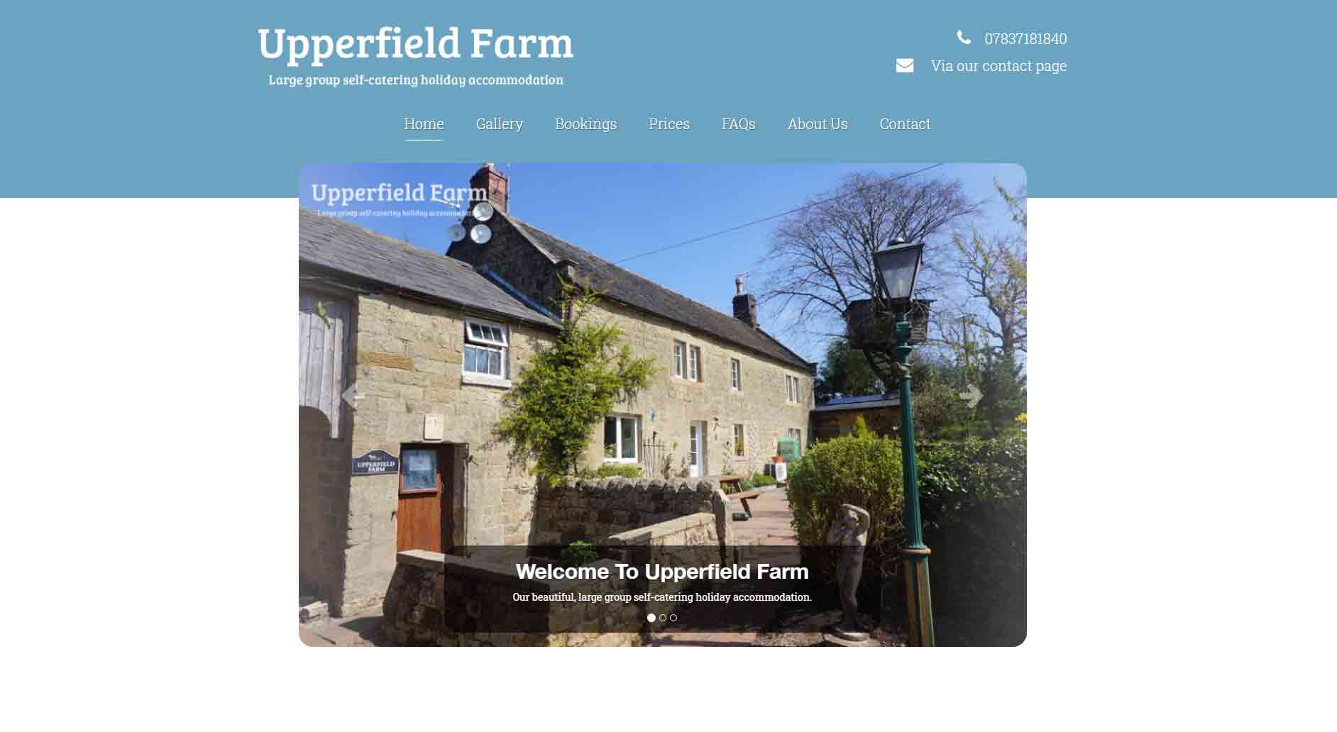Upperfield Farm - by Cecil Web Designs